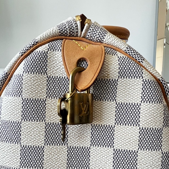[Authentic] LOUIS VUITTON SPEEDY 30 DAMIER HANDBAG - Picture 7 of 11